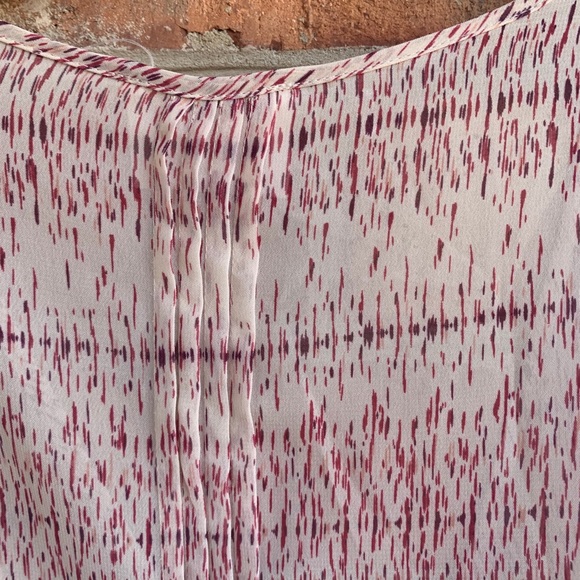 UO Sheer Printed Button Down Blouse - Picture 4 of 6